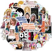 Taylor Swift sticker mix - 50 stickers voor laptop, schriften, koffer, deur, etc.