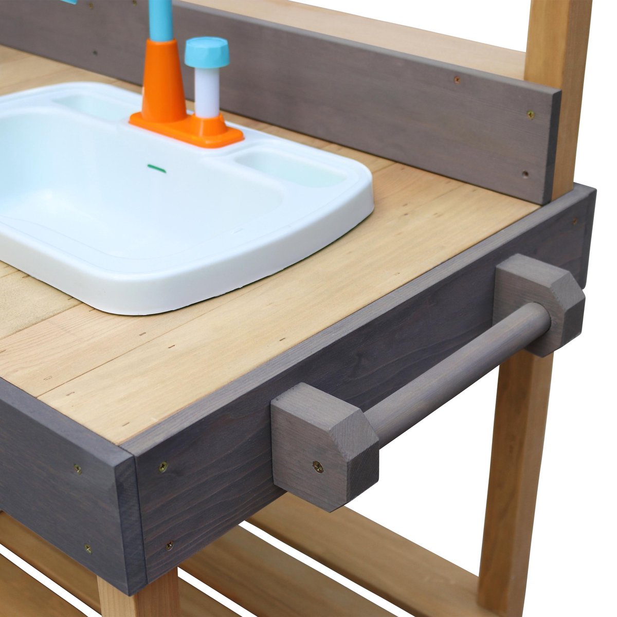 AXI Rosa Zand & Water Speelkeuken Groot - Incl. 17-delige accessoire set - Modder Keuken — afbeelding 16