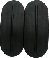 KELERINO. Comfortabele Silicone Schouder Pads voor BH-Bandjes - Zwart