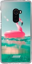 Xiaomi Mi Mix 2 Hoesje Transparant TPU Case - Flamingo Floaty #ffffff