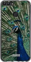Huawei P Smart (2018) Hoesje Transparant TPU Case - Peacock #ffffff