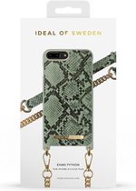 iDeal of Sweden Phone Necklace Case voor iPhone 8/7/6/6s Plus Khaki Python