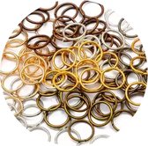 35  RVS -sieraden oogjes- Sieraden maken- Verschillende kleuren en maten- Charme Bijoux