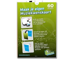Muziekwenskaart 60 seconden - zelf opneembaar - spreek je eigen boodschap in