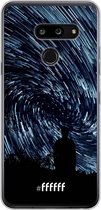 LG G8 ThinQ Hoesje Transparant TPU Case - Starry Circles #ffffff