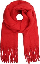 Extra dikke sjaal Solid Colors|Lange shawl|Effen donkerrood