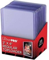 Ultra Pro Regular Toploader 3x4 - 76,2 x101,6mm - 25 stuks