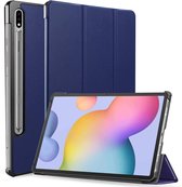 Tablet2you - Smart cover - Hoes - voor Samsung Galaxy Tab S7 - Plus - 12.4 - 2020 - T970 - T976 - Donker Blauw