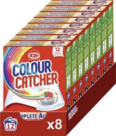K2r Colour Catcher - anti kleurdoorloop doekjes - Voordeelverpakking - 8 x 12 stuks