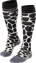 FALKE SK4 Giraffe Dames Skikousen - Zwart - Maat 35-36