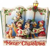 Disney Traditions Beeldje Christmas Carol Storybook 18 cm