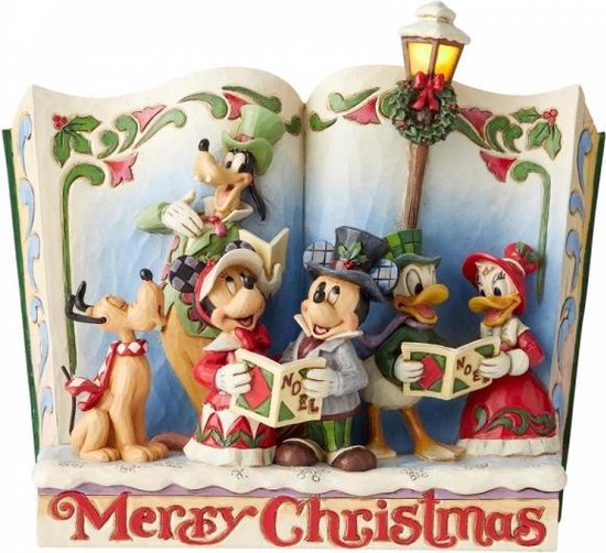 Krijgsgevangene melodie God Disney Traditions Beeldje Christmas Carol Storybook 18 cm | bol.com