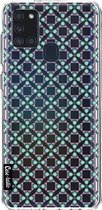 Casetastic Samsung Galaxy A21s (2020) Hoesje - Softcover Hoesje met Design - Clover Print