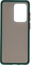 Shockproof Samsung Galaxy S20 Ultra Hoesje - Donker Groen