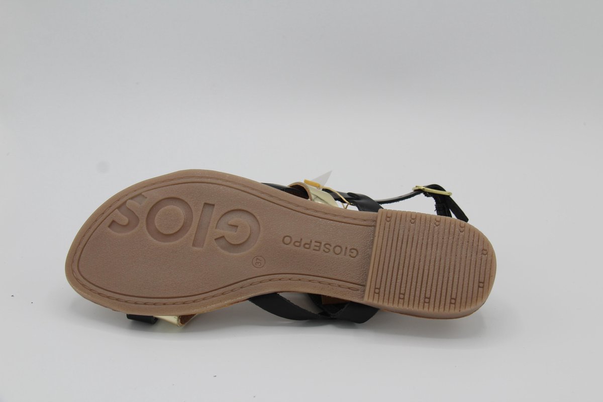 Gioseppo Gios Eppo- vance 59849 sandaal zwart goud maat 38 - Schoenen.nl