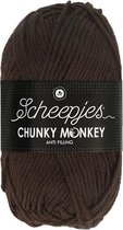 Scheepjes Chunky Monkey 100g - 1004 Chocolate - Bruin