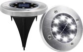 Solar Spot - LED Grondspots set - 4 stuks - 8x LED - Solar Tuin Set- Tuinverlichting - Zonne Energie - Waterdicht - Milieuvriendelijke verlichting