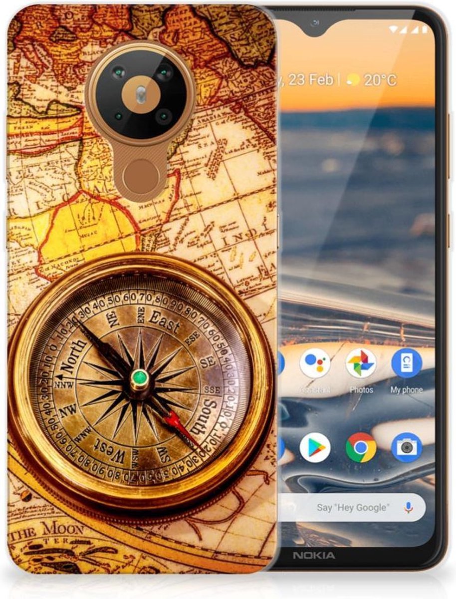 Nokia 5.3 Siliconen Back Cover Kompas