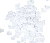 PARTYPRO - Witte hartjes confetti - Decoratie > Tafelconfetti