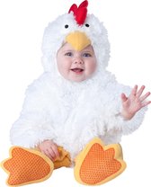 INCHARACTER - Kleine kip kostuum voor kinderen - Luxe - 74/80 (12-18 maanden)