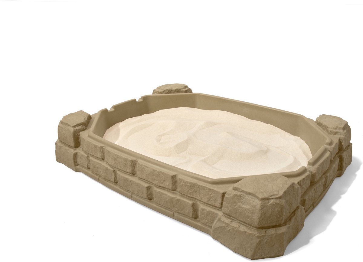 Step2 Naturally Playful Zandbak - Met Deksel en Zitbankjes - Zandbak van plastic / kunststof voor kinderen — afbeelding 4