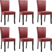 Eetkamerstoelen set 6 stuks (Incl LW anti kras viltjes) - Eetkamer stoelen - Extra stoelen voor huiskamer - Dineerstoelen – Tafelstoelen