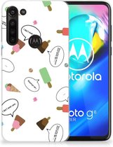 Telefoon Hoesje Motorola Moto G8 Power Silicone Back Case IJsjes