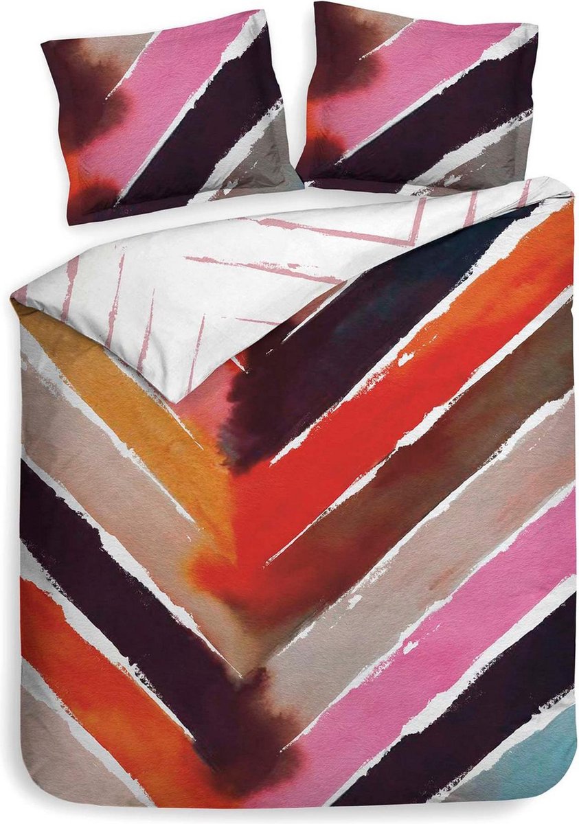 Heckettlane Heckett Lane Dekbedovertrek Katoen Satijn Ruth - multi 200x200/220cm