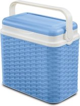 VDM Koelbox Rotan blauw 24  ltr