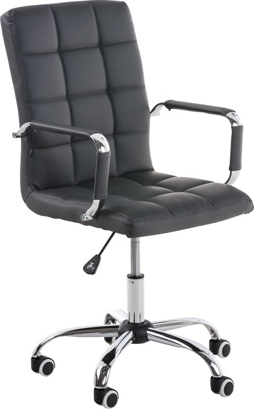 CLP Deli V2 Bureaustoel - Ergonomisch - Voor volwassenen - Kunstleer - grijs