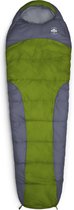Lumaland - Sac de couchage Momie - Sac de couchage extérieur - 230 x 80 cm - Sac de couchage inclus, 50 x 25 cm - Vert clair