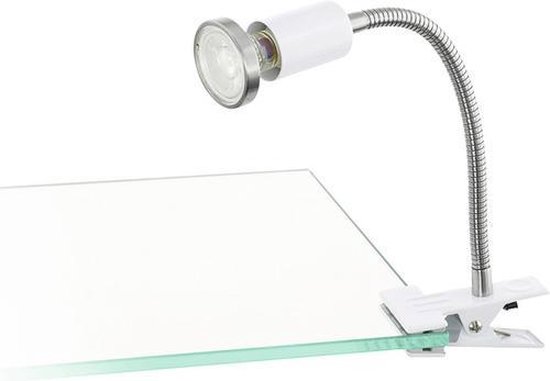 Eglo LED klemlamp Litos 1x3  watt kleur wit