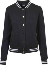 Urban Classics - Sweat College jacket - XS - Zwart