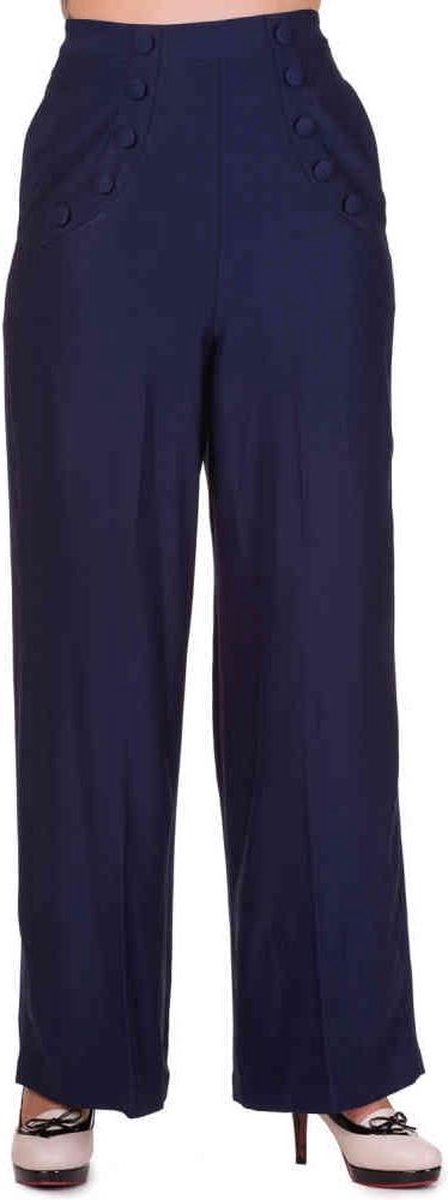 Dancing Days - FULL MOON Wijde broek - L - Blauw