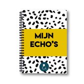 Echo - baby - Zwanger - Zwangerschap - echo boekje - okergeel echoboekje
