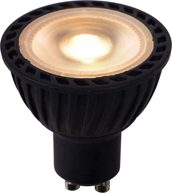 DMQ GU10 Led Lamp Zwart - 2700K 5W - Dimbaar | bol.com