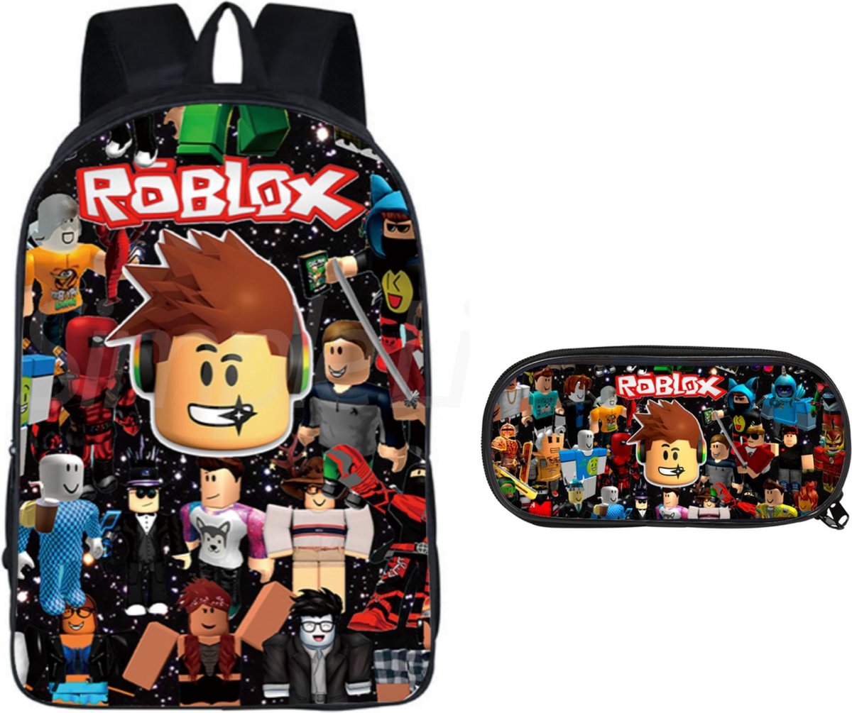Roblox tas - rugzak - etui - rugtas - schooltas - 18 liter - 3 vakken