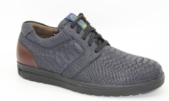 Gijs ( durea) GO Blauwe heren sneaker breedte H- maat 42,5 | bol.com