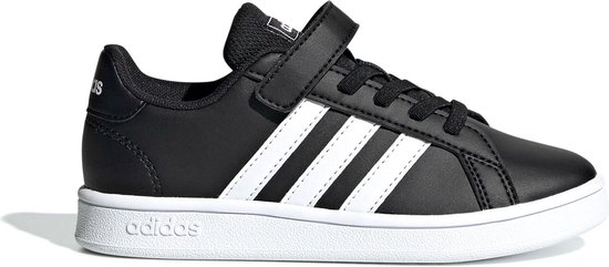 adidas Kinderen Zwarte Grand Court klittenband - Maat 30 | bol.com