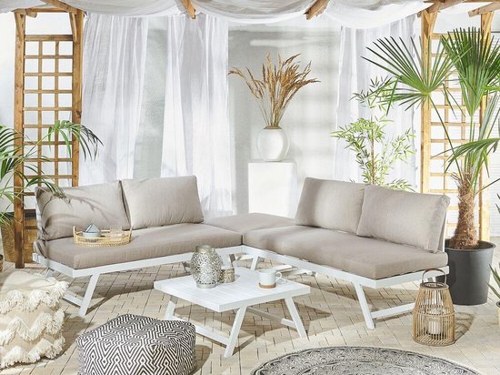 Beliani - Grijs - Aluminium