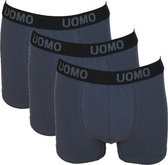 UOMO 3-Pack heren boxershorts Grijs maat XL