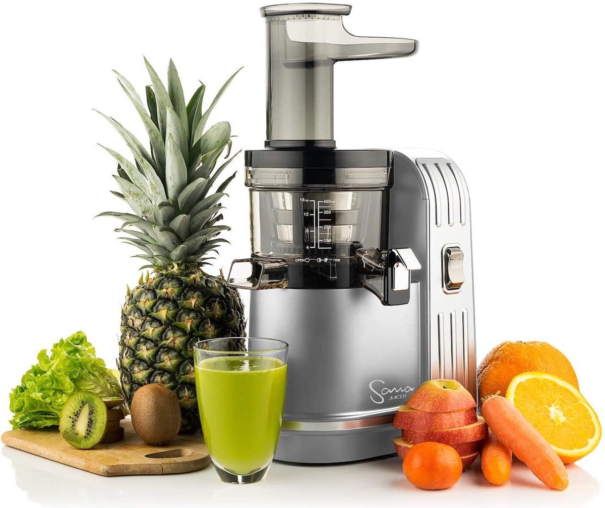 Sana by Omega Sana Juicer EUJ 828 Mat Zilver Winkelen.nl
