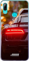Huawei P Smart (2019) Hoesje Transparant TPU Case - Audi R8 Back #ffffff