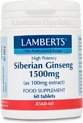 Lamberts Siberian Ginseng 1500 mg Tabletten 60 st
