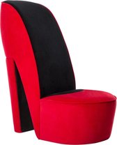 LW Collection Fauteuil - Velvet - Rood