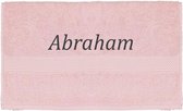 Handdoek - Abraham - 100x50cm - Roze