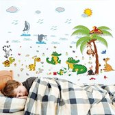 Muurstickers kinderkamer - Muursticker dieren - muursticker babykamer