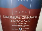 Terranova Chromium, cinnamon & lipoic acid complex Inhoud:	100 capsules