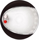 Hella Marine 12/24V EuroLed Touch zwarte Cabinelamp met dimbaar wit/rood Licht