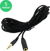 Câble d'extension audio 5 mètres - Femelle à mâle - Aux / 3,5 mm Mini Jack Casque Câble d'extension Câble stéréo